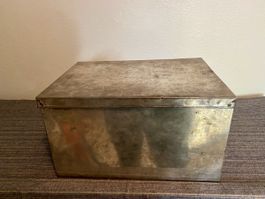 Antike Blechdose - Vintage Aufbewahrungsbox