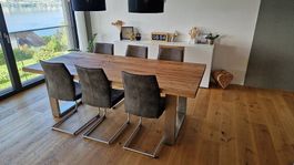 Tisch Castello Eiche Massivholz 220 cm