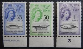Tristan da Cunha Kat. 52-54 ** 1961 Kat. 112 Euro