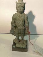 Antike Buddha Uma Bronze Cambodia 12./14.Jhd 15/16,5cm Nr.43