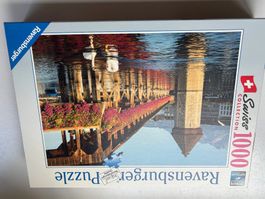 Ravensburger Puzzle "Kapellbrücke Luzern" 1000 Teile Top ...