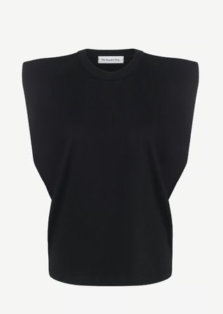Frankie Shop Eva Padded Shoulder Muscle T-Shirt
