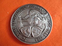 Münze Medaille Schützenverband Brugg 1994