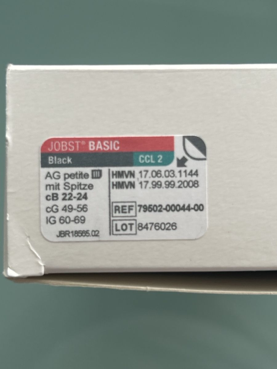 Jobst Chaussettes: Jobst Basic Kompressionsstrumpf schwarz Grösse III neu – Neuf avec emballage d'origine à St.Gallen par lala19 1