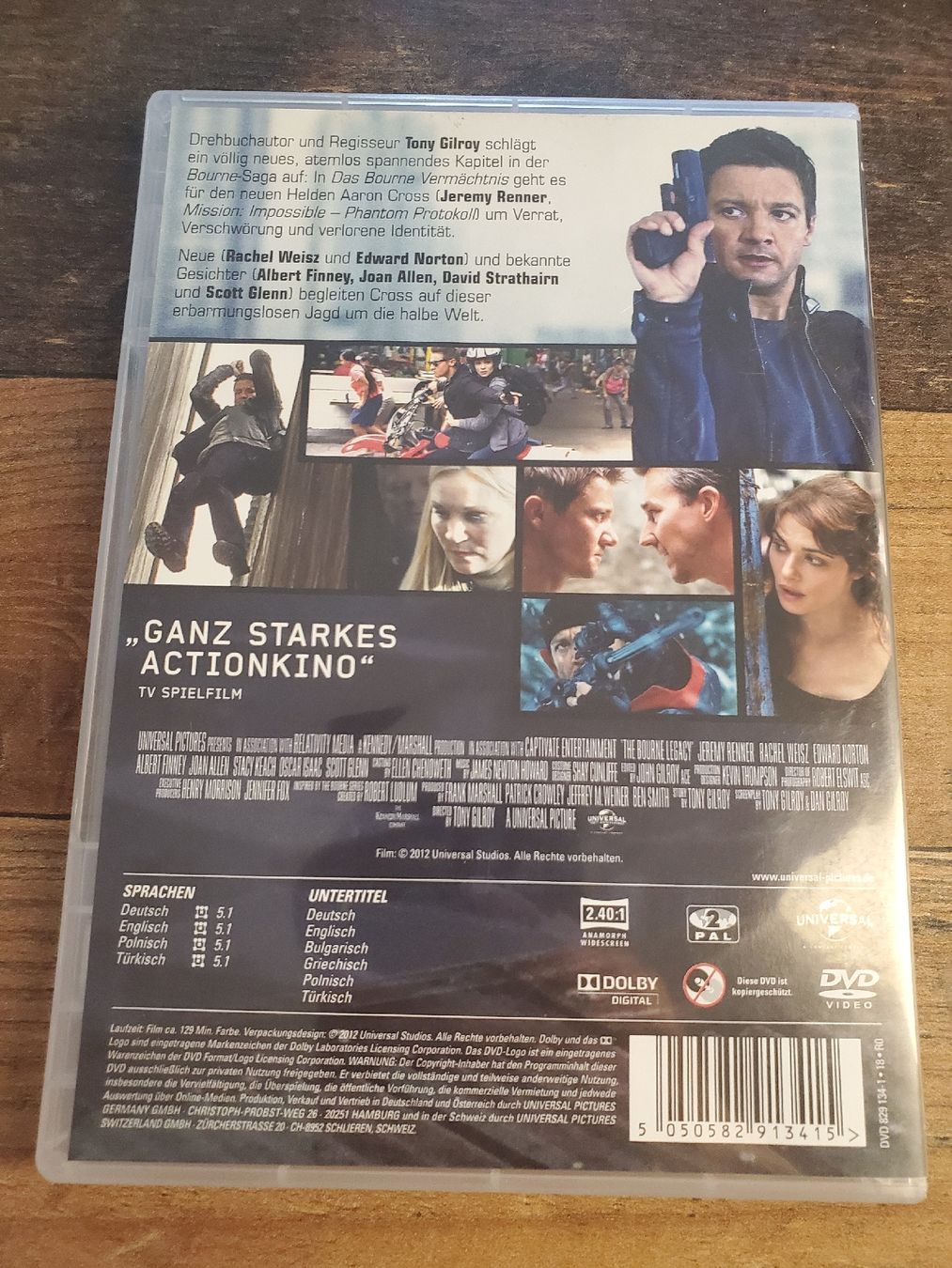Tutti i DVDs: DAS BOURNE VERMÄCHTNIS DVD – Usato da Weinfelden venduto da RobsFortune 2