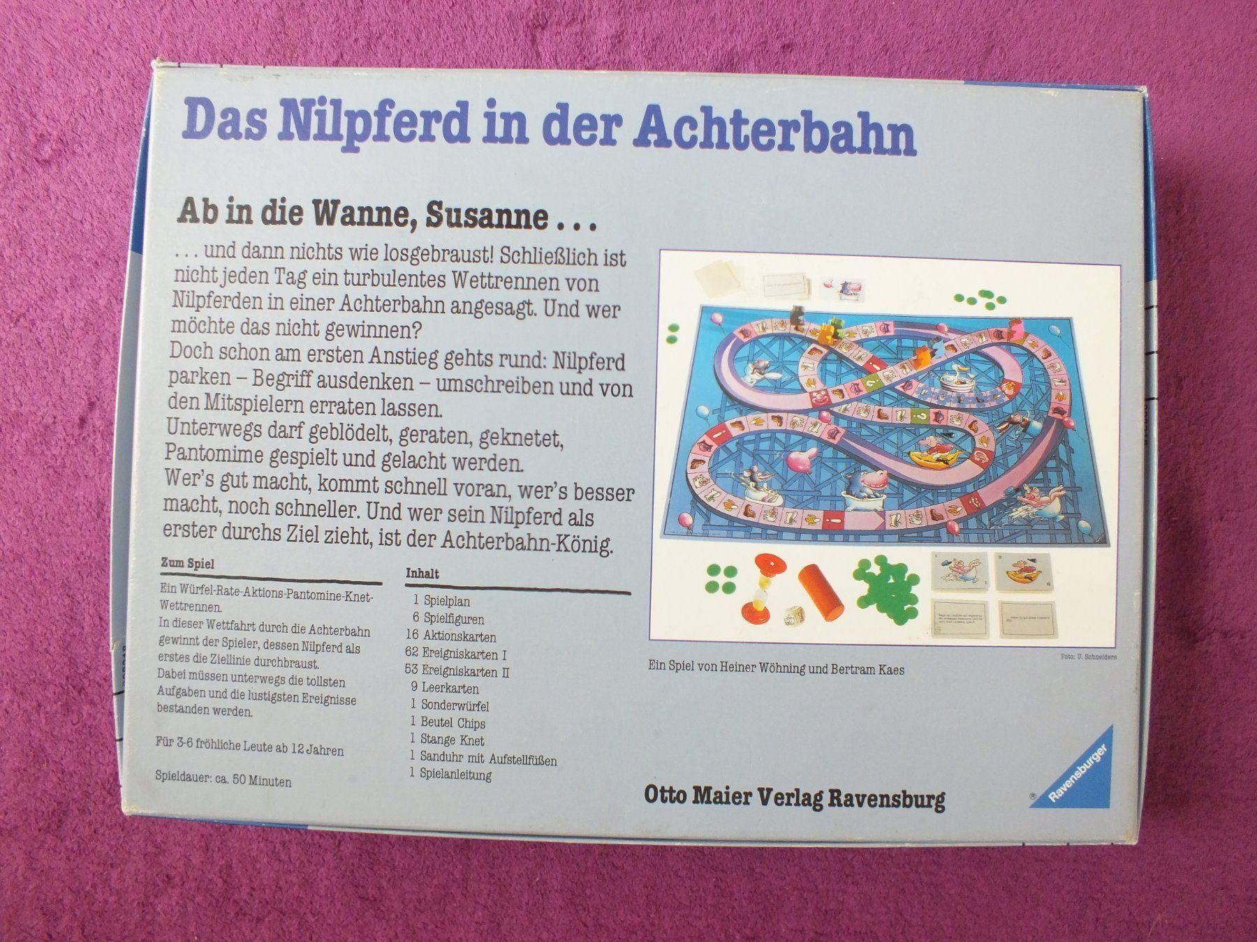 Ravensburger Spiele: Das Nilpferd in der Achterbahn – Gebraucht aus Müllheim Dorf von Seeeule01 5
