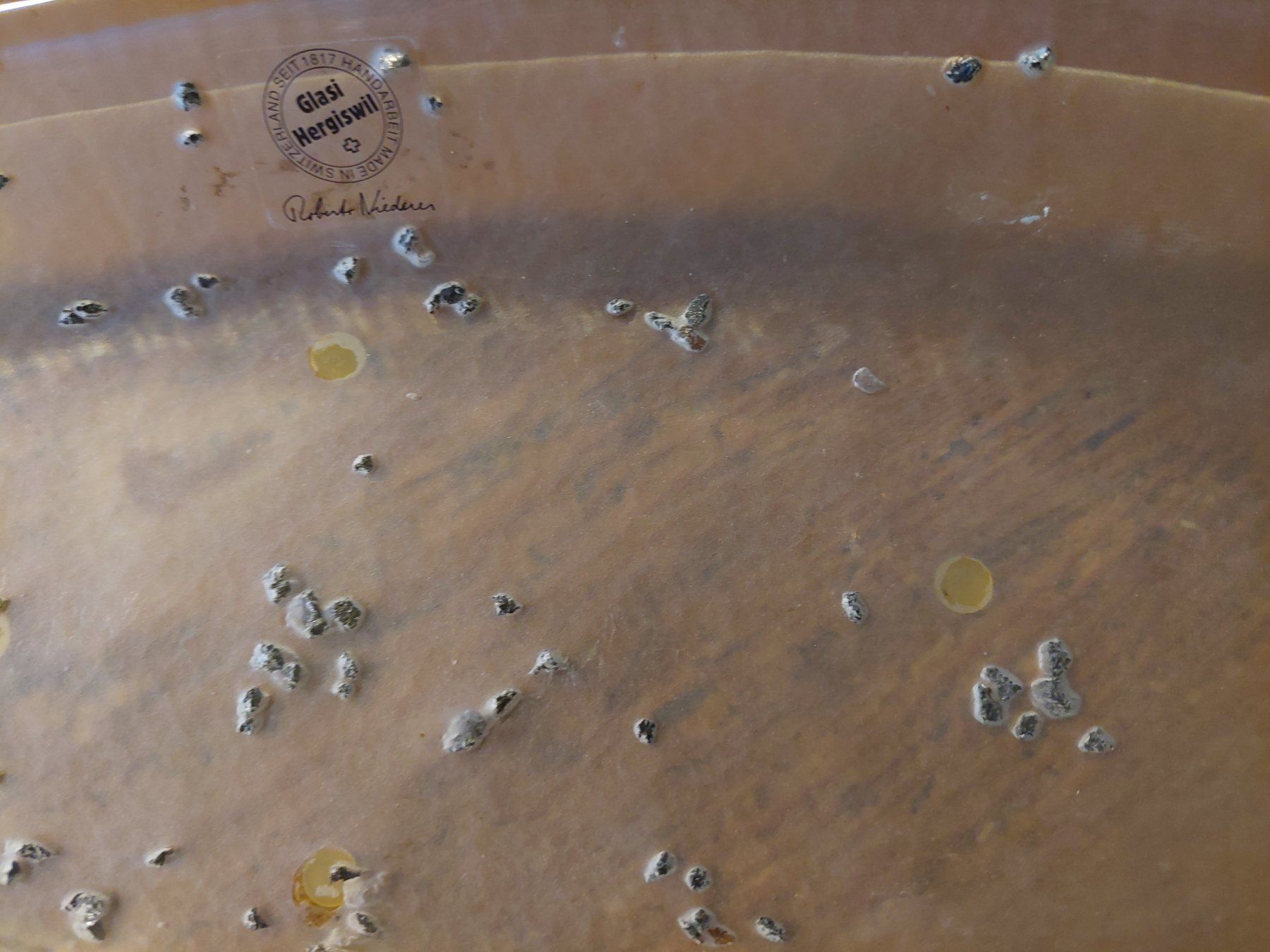 Glasi Hergiswil Ciotole: WunderschöneGlasi Hergiswil Schale "Robert Niederer" – Usato da Otelfingen venduto da silver-moon 2