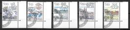 Teil-Serie 680-682, 684-685 ET-Halbmondstempel 23.8.1982
