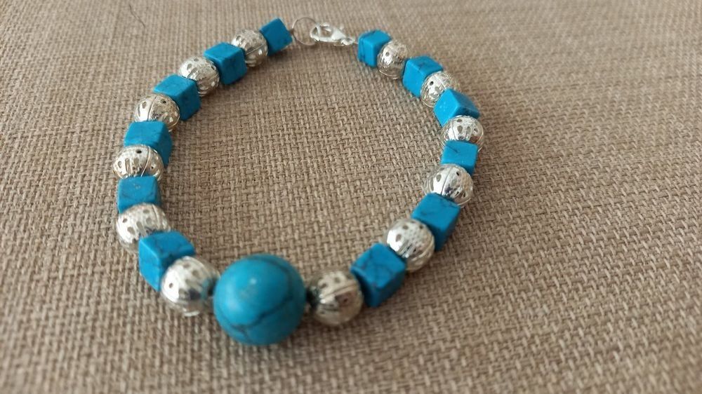 Armbänder & -reifen: Türkis Armband selbst gemacht unique – Neu und originalverpackt aus Killwangen von natszp