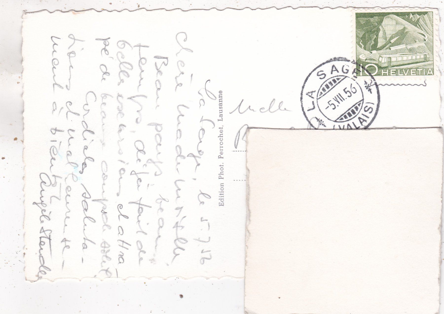 Cartes postales: La Sage Val d' Hérens 1956 – D'occasion à Herisau par Lisegrat2008 1
