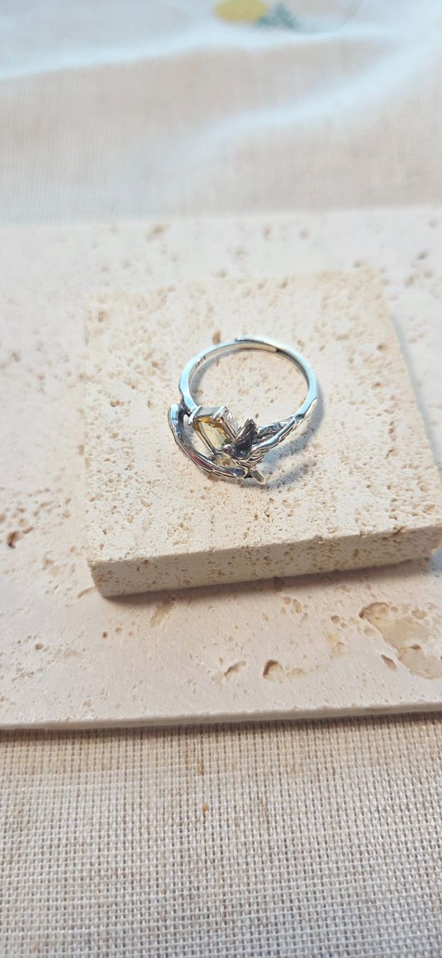 Anelli: NEW - S925 Citrine Ring (Adjustable) – Nuovo (secondo la descrizione) da Zürich venduto da cin_wcf6 1