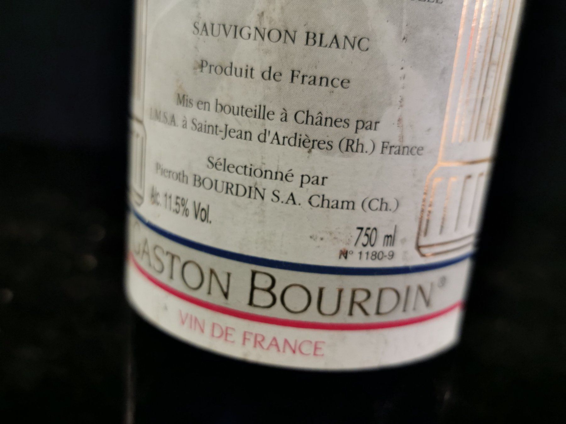 Wein: 1993 BERGERAC SEC BLANC SAUVIGNON – Neu (gemäss Beschreibung) aus Genève von Leboucheoreilles 2
