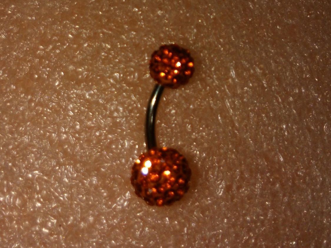 Bijoux piercing: bauchnabel piercing,,mit orange kristall – Neuf (Voir description) à Basel par bijoutrie_4 3