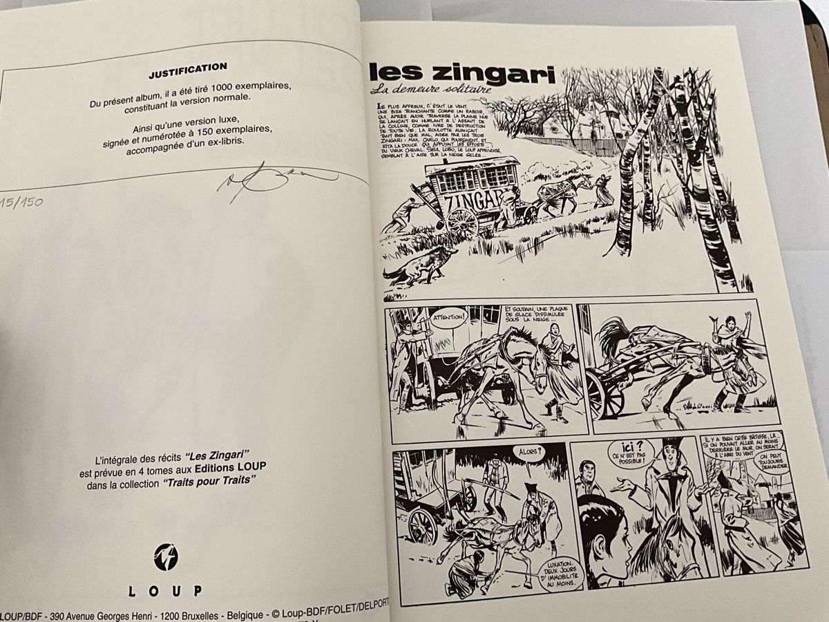 Fumetti: TT Les ZINGARI (signé) – Usato da Agriswil venduto da Ueli03 3