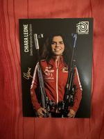 Autogrammkarte Chiara Leone Swiss Shooting signiert