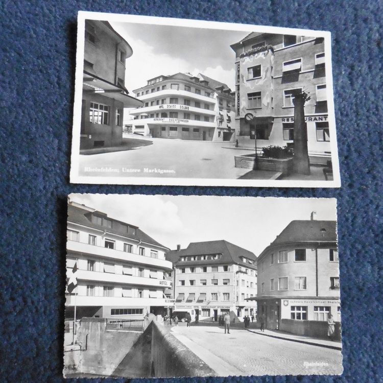 Rheinfelden,2 Fotos,1939,Zoll,Zöllner,Rest.Storchen/Schiff Kaufen auf Ricardo