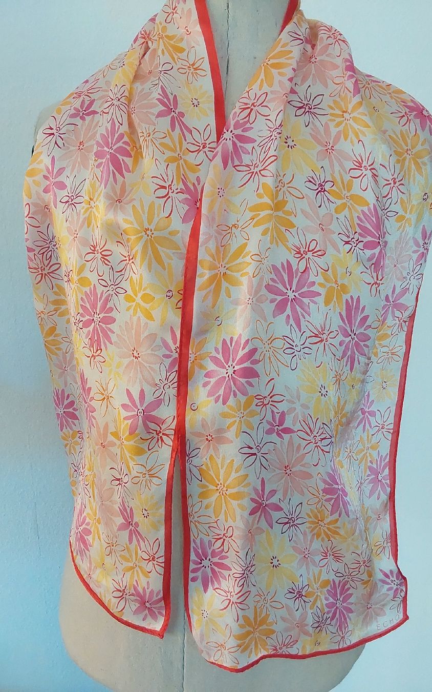 Foulard & Sciarpe: Seidenfoulard  Echo – Nuovo (secondo la descrizione) da Köniz venduto da scopello12 1