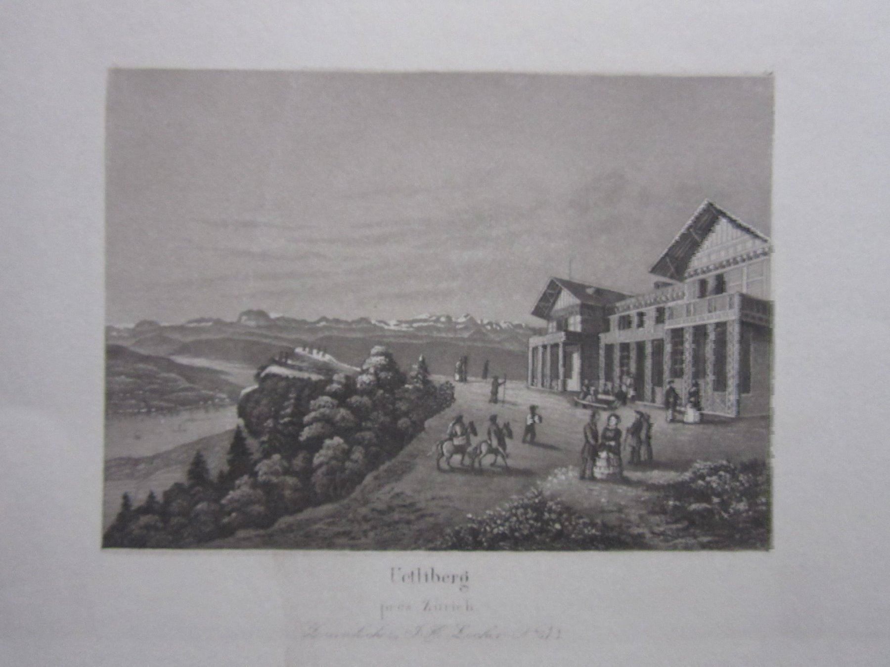 Stiche: UETLIBERG  AQUATINTA – Gebraucht aus Gersau von grafik-kunst