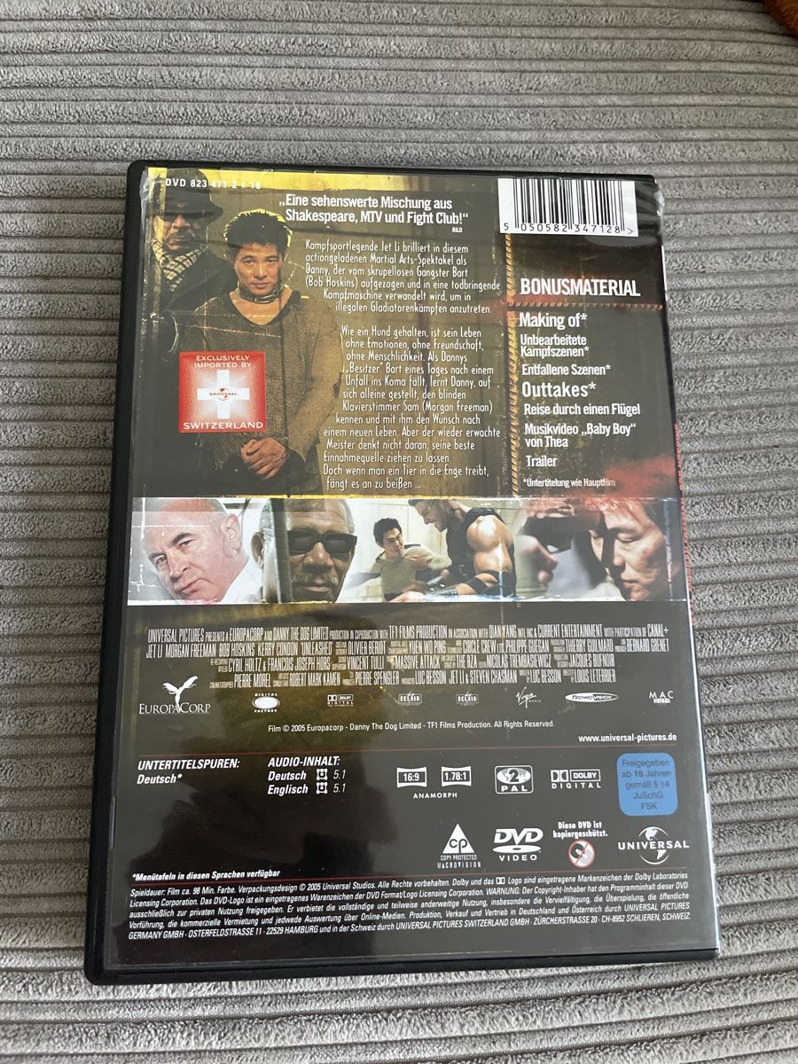 Tutti i DVDs: DVD Unleashed - Entfesselt, Jet Li – Usato da Sargans venduto da Didis 1