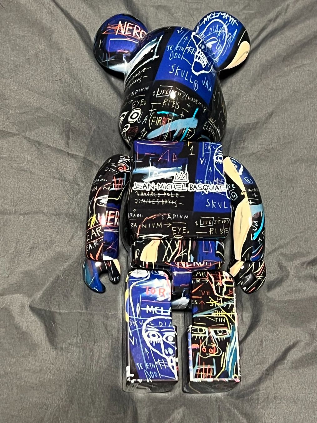 Statuette: Baebrick Jean-Michel Basquiat 400% / 100% – Nuovo e nell'imballaggio originale da Boppelsen venduto da vanrijn 5