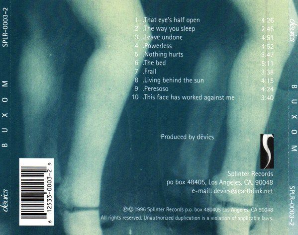 CDs: Devics – Buxom – D'occasion à Uzwil par visions77 1