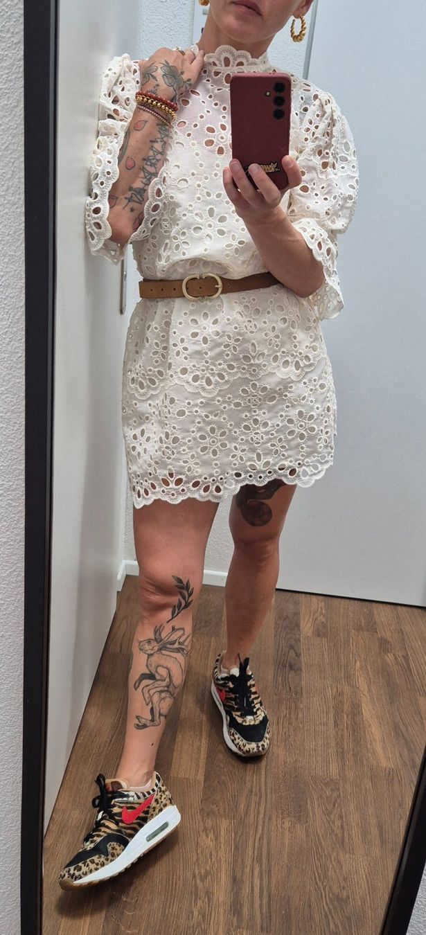 H&M Vestiti: Offwhite H&M summer dress size S – Usato da Zürich venduto da monadiederich 1