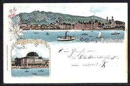 Litho Zürich, Stadttheater und Panorama