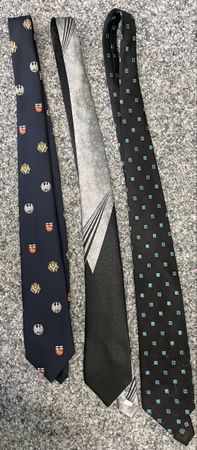 Krawatten Set, 3 Stück, Herrenmode, Top Zustand, Herbst