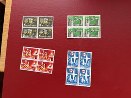 1956 4er Block Satz Postfrisch 