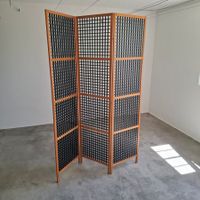 Paravent en bois scandinave vintage 1960 Sweden