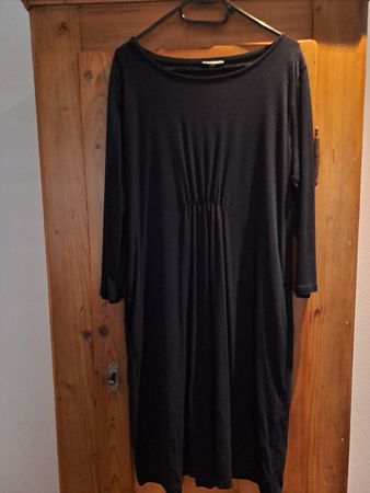 Damen Kleid schwarz lange Ärmel 