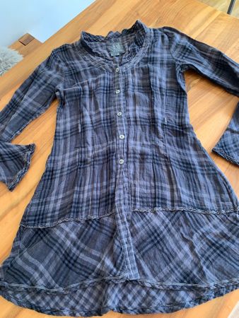 NILE mega Hemdkleid / Blusenkleid / Longbluse Gr. M