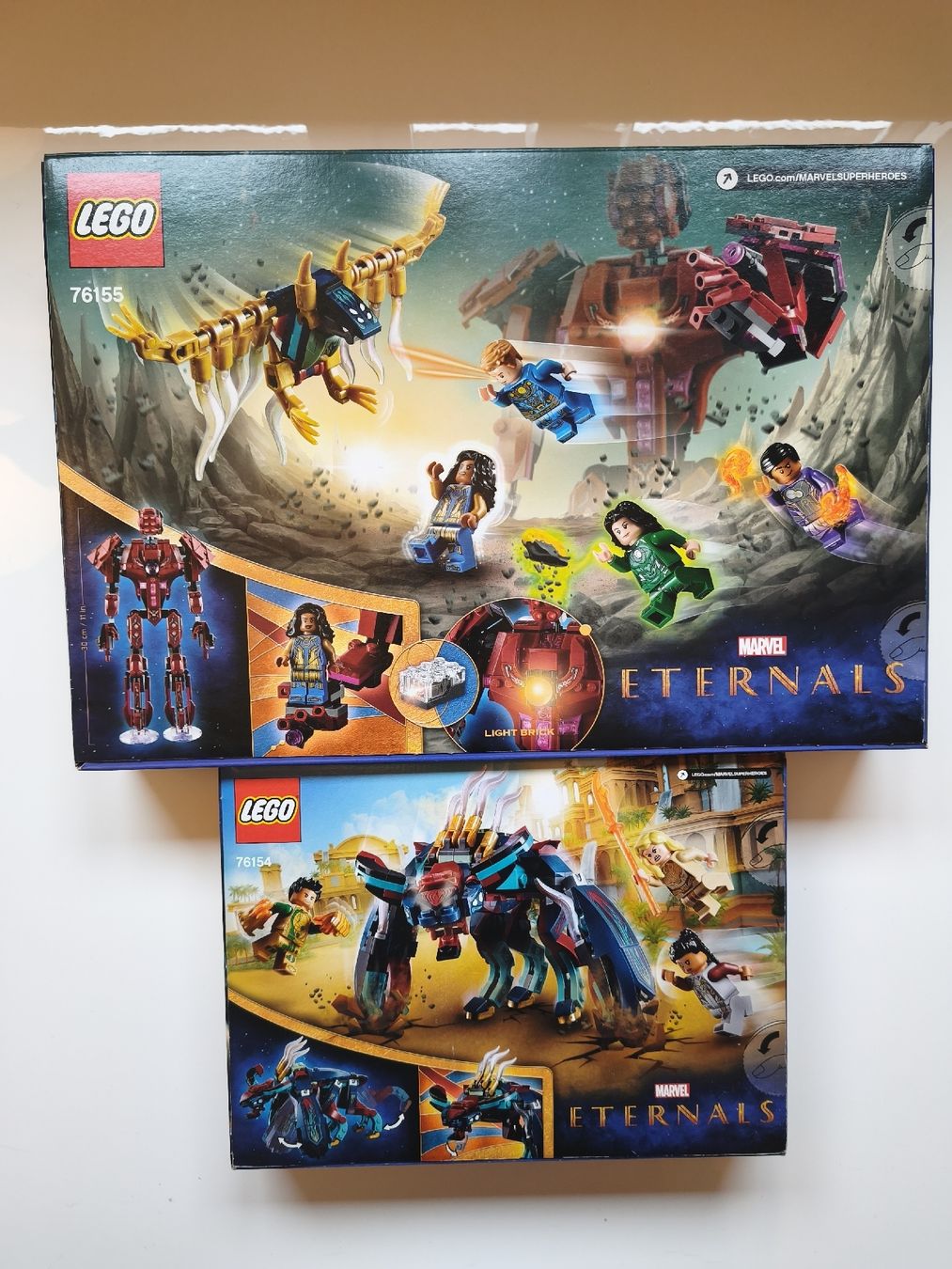 Lego Kit di costruzioni: LEGO Eternals 76155 In Arishem's Shadow & 76154 – Nuovo (secondo la descrizione) da Rüfenacht BE venduto da Morfius 1