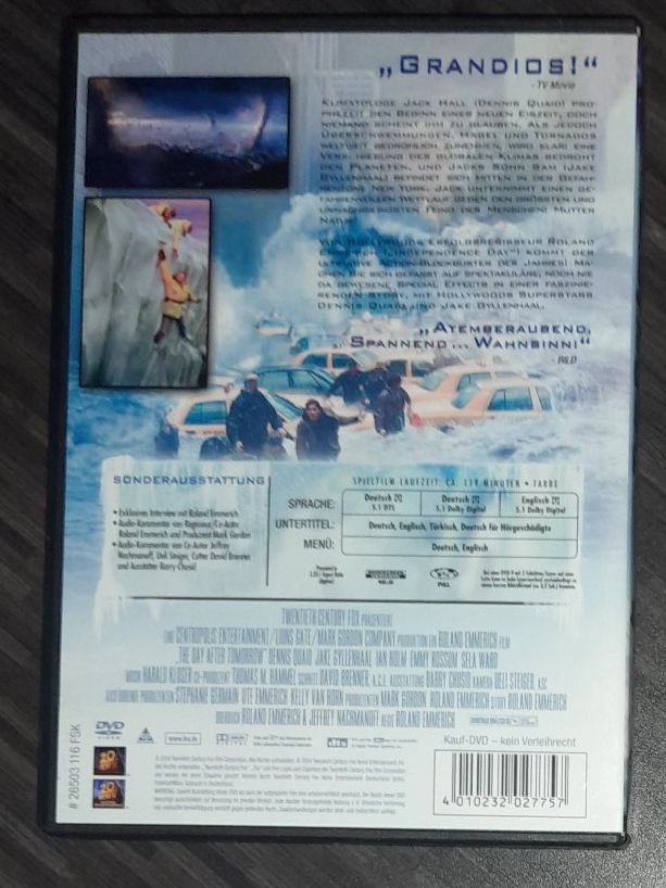 Tutti i DVDs: The Day After Tomorrow - DVD – Usato da Steffisburg venduto da FutureOne 1