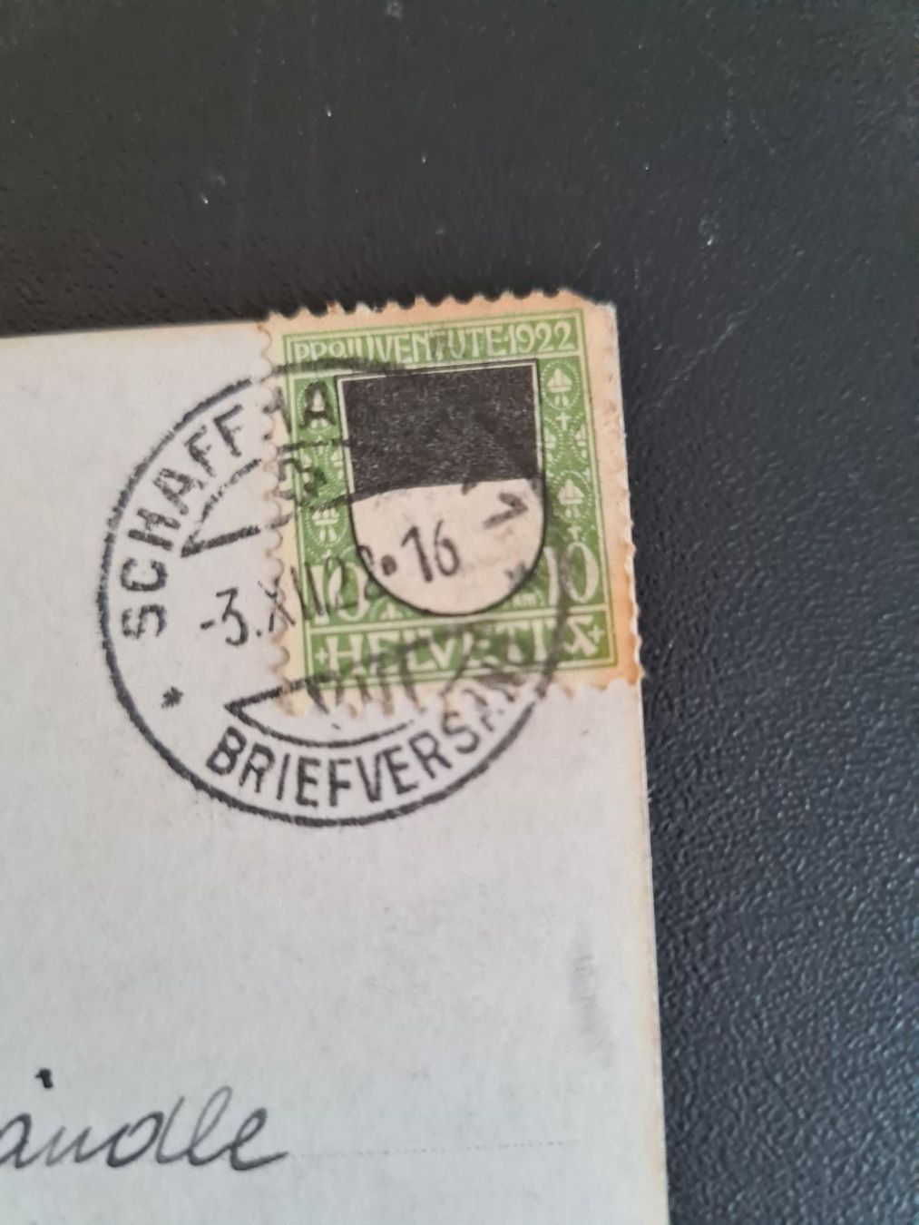 Tutti i francobolli: Ansichtskarte mit Briefmarke 1922 Freiburg – Usato da Weinfelden venduto da michaelino 2
