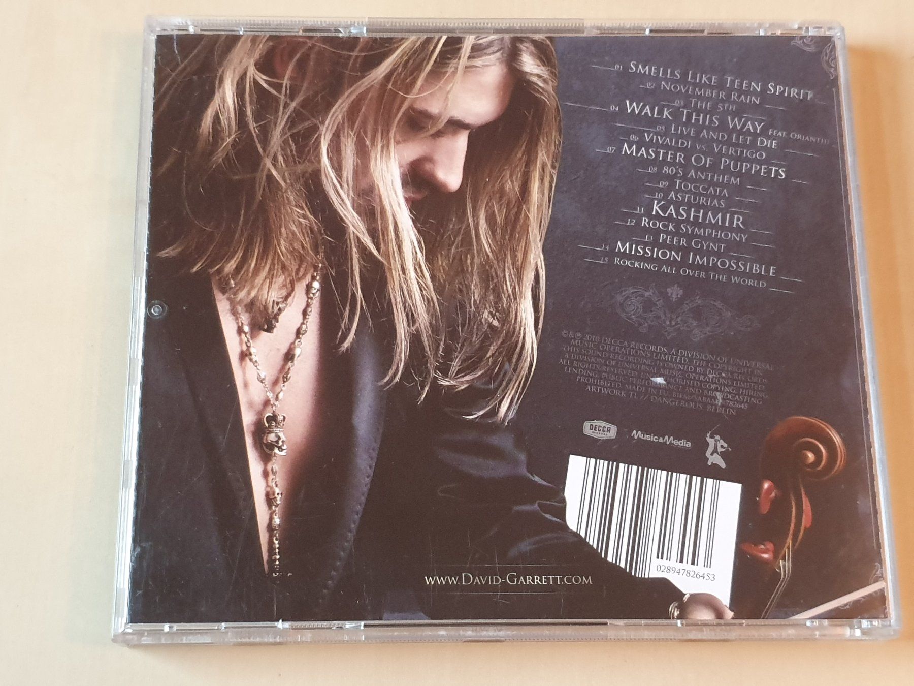 CD: David Garrett Rock Symphonies – Usato da Stansstad venduto da collectorsshop 1