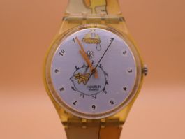 Swatch Gent "FLOWER TALK" GK312, neue Batterie