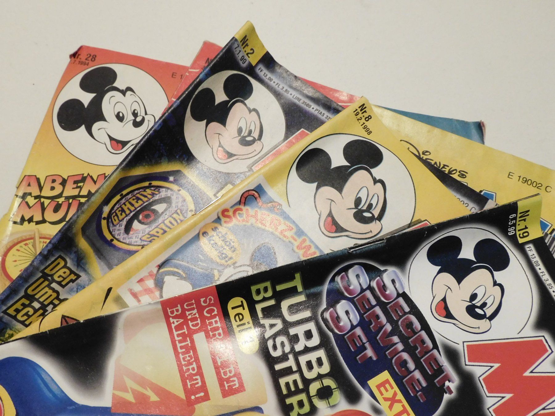 Fumetti: Micky Maus Hefte 5 ältere Micky Hefte  gebrauchter Zustand – Usato da Sursee venduto da 76 4