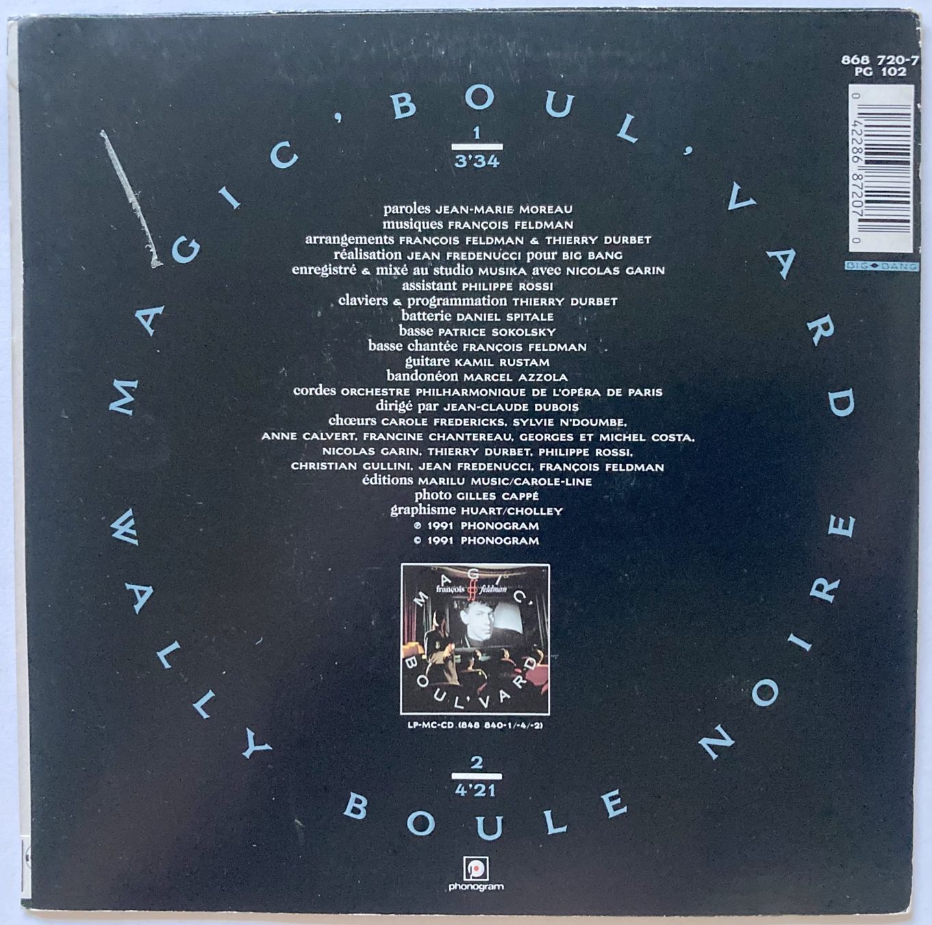 Vinyles: FRANCOIS FELDMAN - MAGIC' BOUL'VARD – D'occasion à Bottens par hotter-than-hell 1