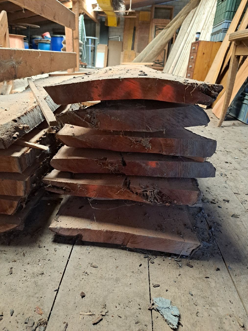 Holzartikel: Birnbaumstamm Bretter – Gebraucht aus Hohenrain von Forstwart1997 1