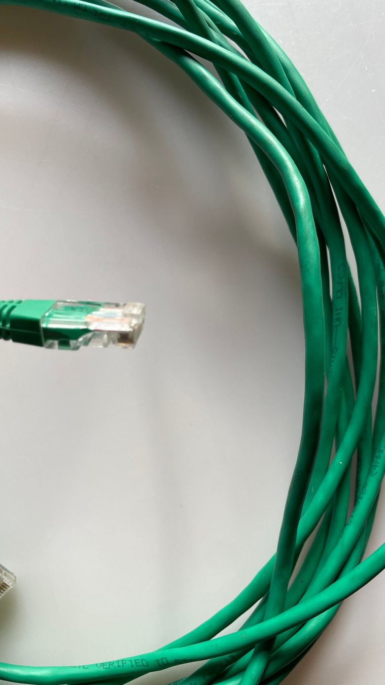 Kabel: Netzwerkkabel 7,5m grün – Gebraucht aus Glattfelden von cybermaxx 2