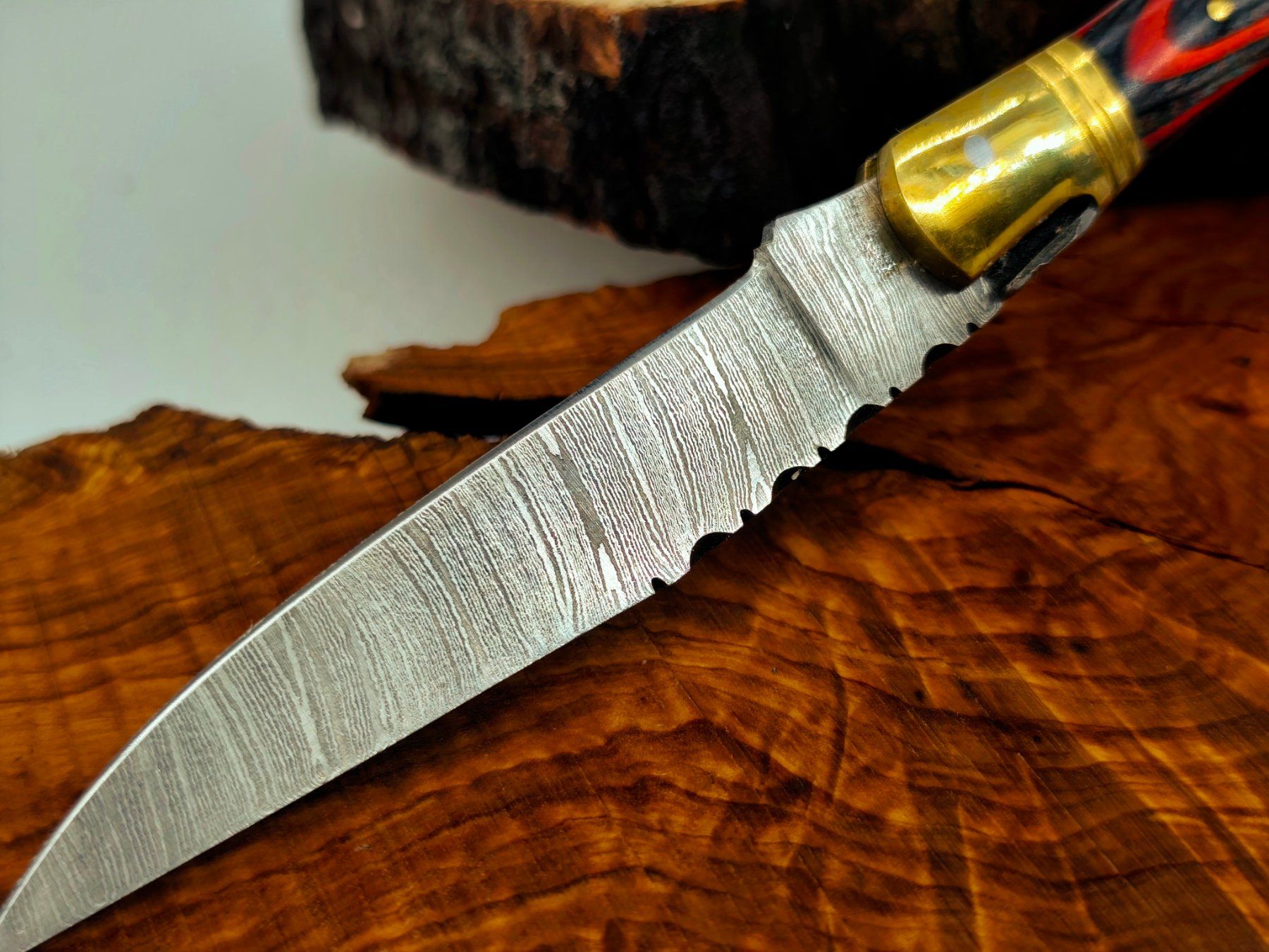 Accessori: Laguiole Damast Messer Klappmesser echtes Damastmesser – Nuovo e nell'imballaggio originale da Arlesheim venduto da Premius_1 3