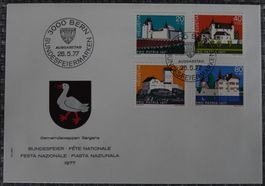 Pro Patria FDC-Couvert 1977 ET-Gestempelt