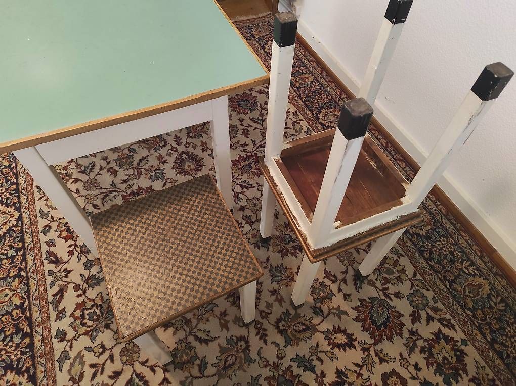 Tische: Küchentisch mit Hocker – Gebraucht aus Bühler von D3fault 4