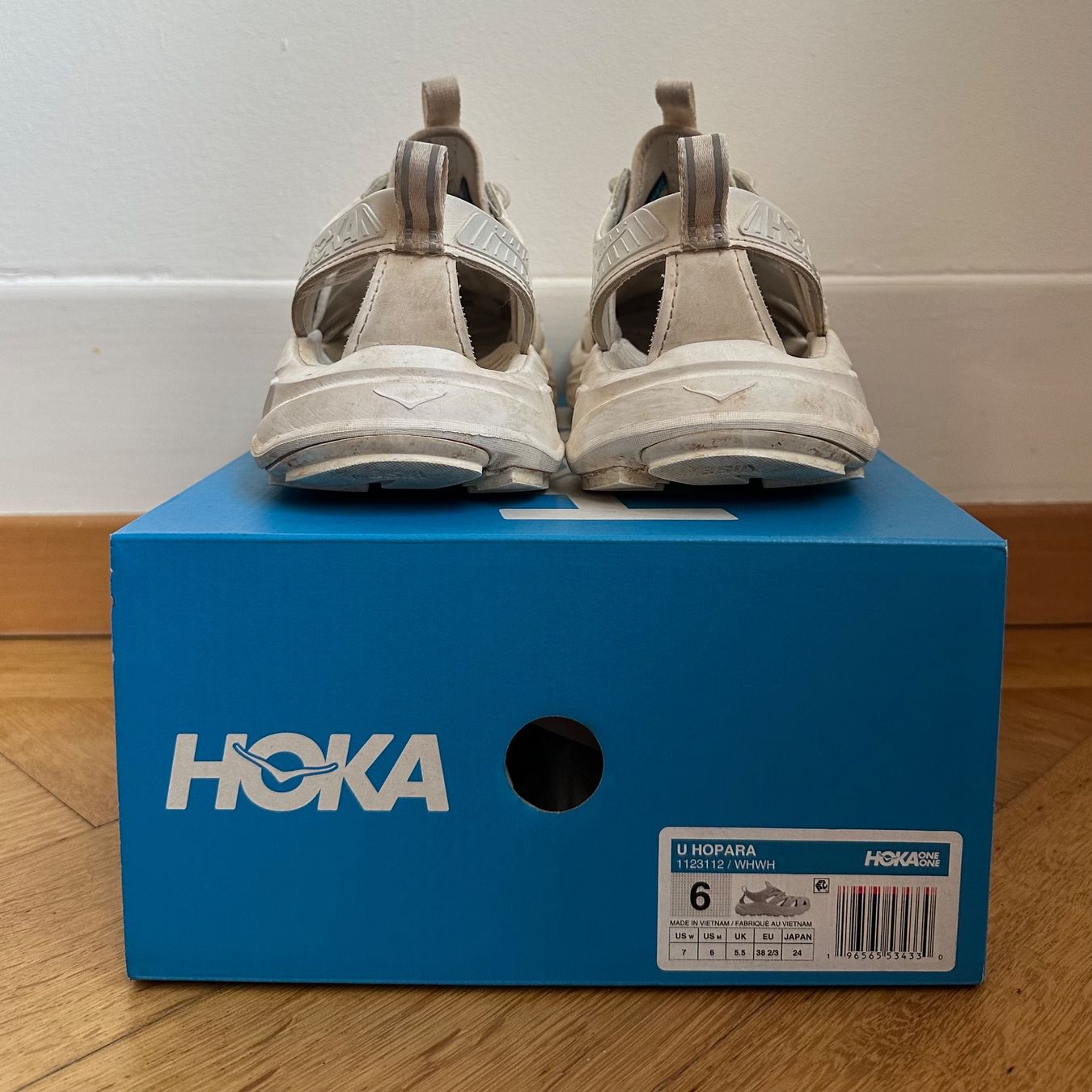 Hoka One One Scarpe da uomo: Hoka one one hopara in white – Usato da Bern venduto da nina.nmp 4