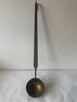 Antike Schöpfkelle Suppenkelle Metall Messing Deko Vintage 