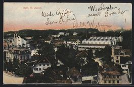 Rüti /Zürich, Teilansicht mit Fabrik
