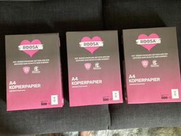 Set Kopierpapier: 3 Pkt. à 500 Blatt Hochweiss
