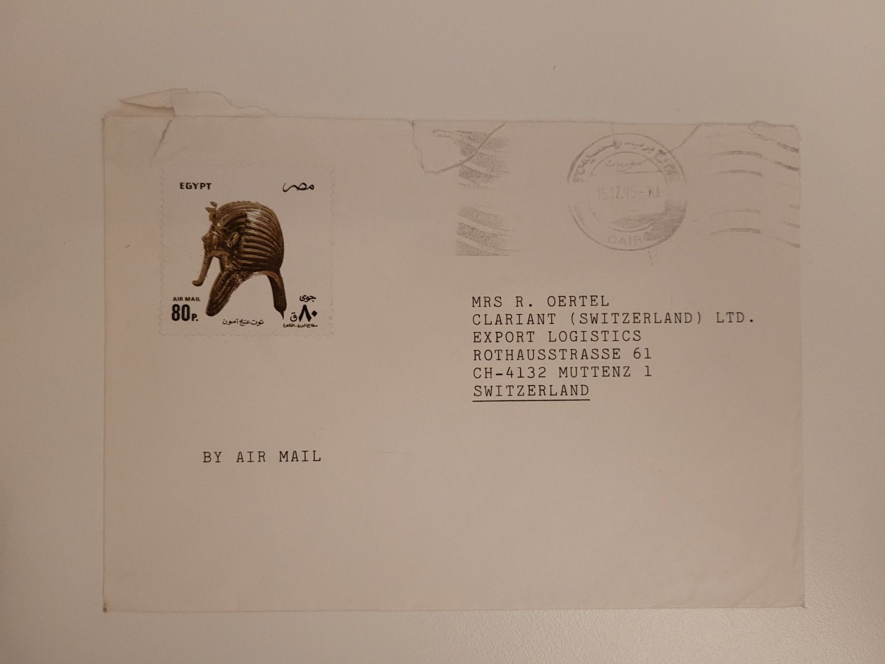 Tutti i francobolli: Air Mail Ägypten – Usato da Inwil venduto da Flower2325