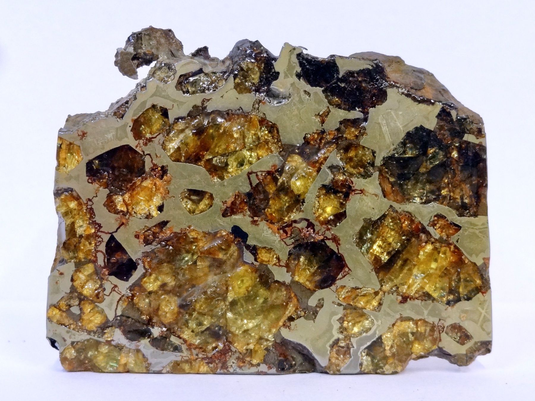 Minerali & Pietre curative: Meteorit PALLASIT Eisen-Stein-Meteorit BRAHIN BELARUS – Nuovo (secondo la descrizione) da Kerzers venduto da djstarsky73 1